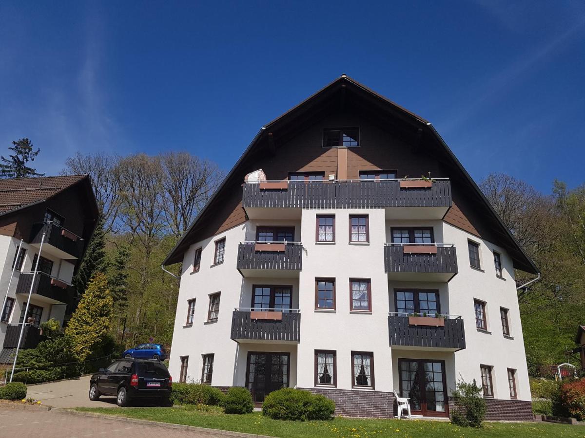 Haus Sachsensteinblick Ferienwohnung Sonnenschein Bad Sachsa Exterior foto